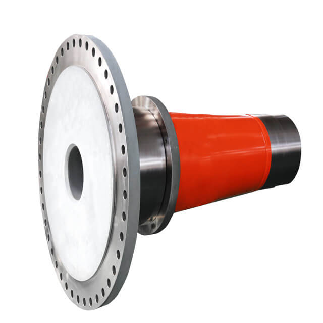 Forged wind turbine main shaft