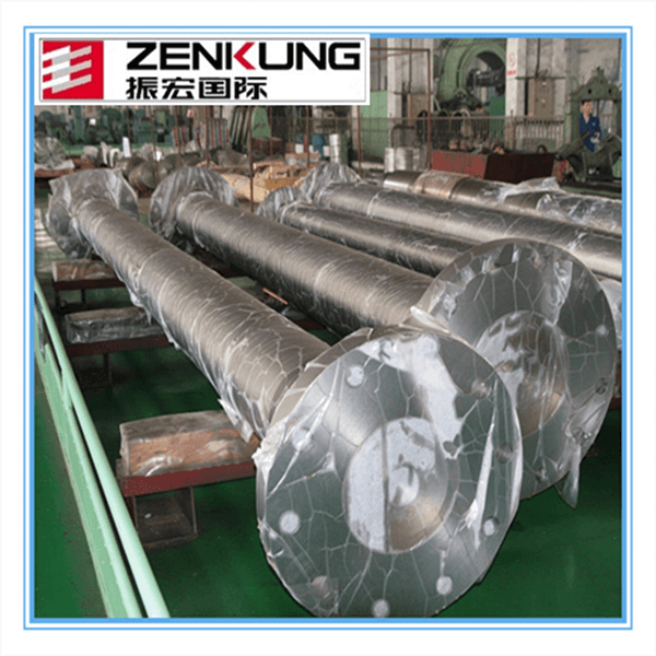 high quality forged propeller shaft ship transmission shaft rudder stock boat shaft